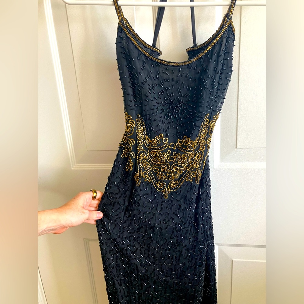 Beautiful Beaded Detailed Evening Gown